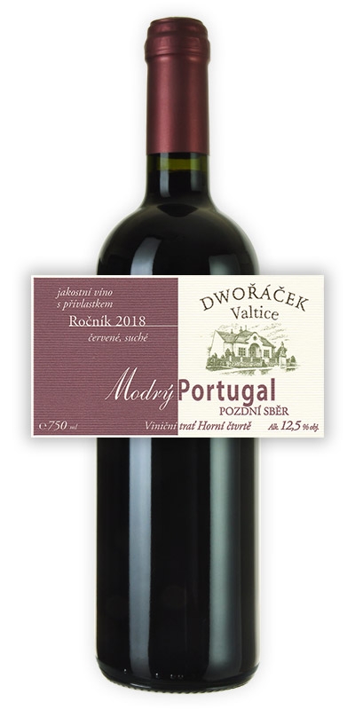  Vinařství Dwořáček - Modrý Portugal - Červená vína